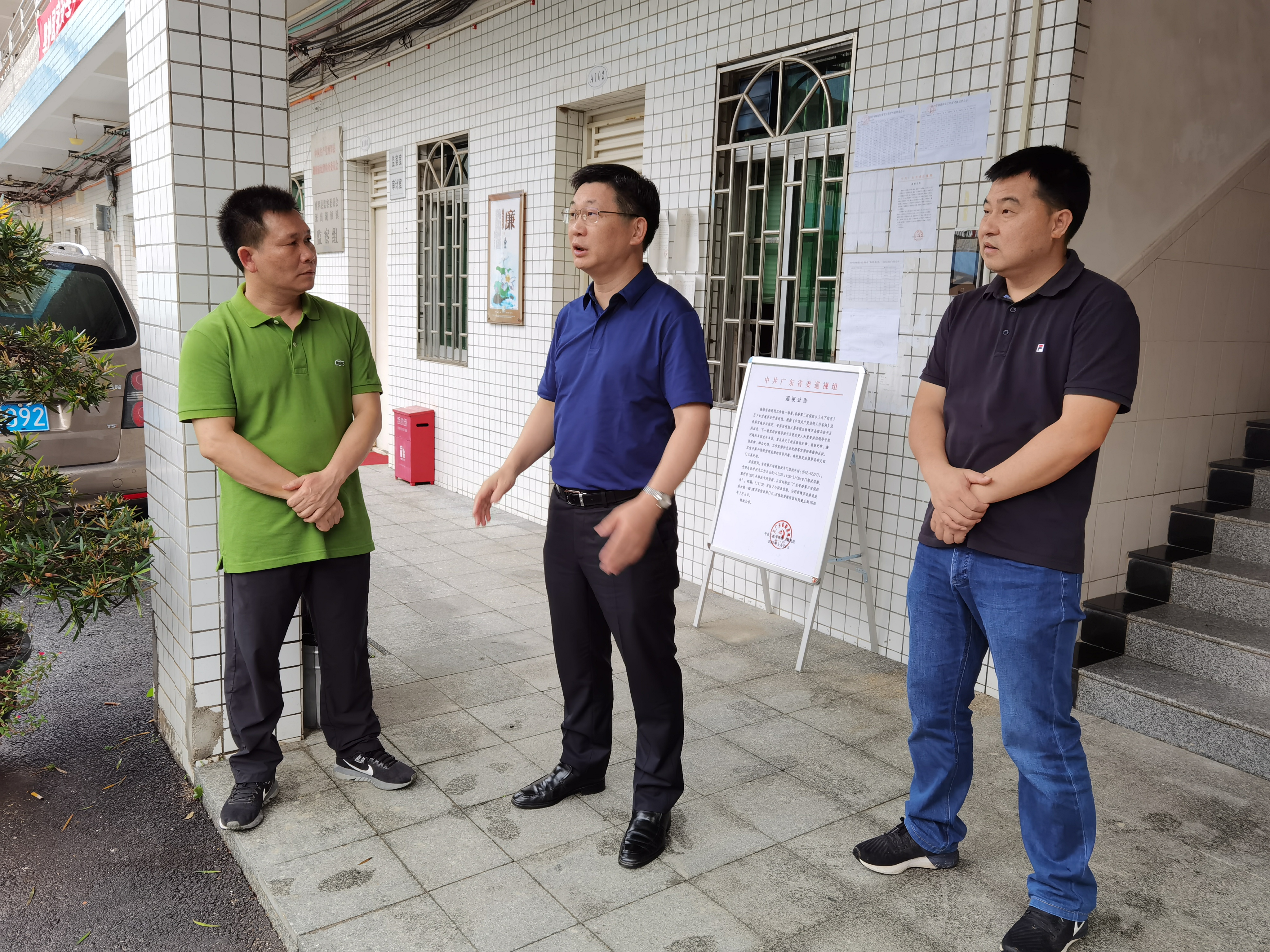 陳國煌指導湖鎮(zhèn)防汛避災工作