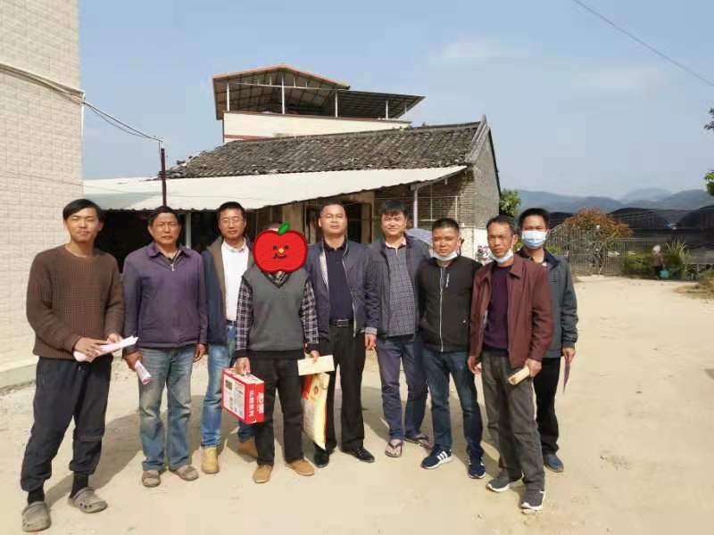 慰問留柏過年外來務工人員
