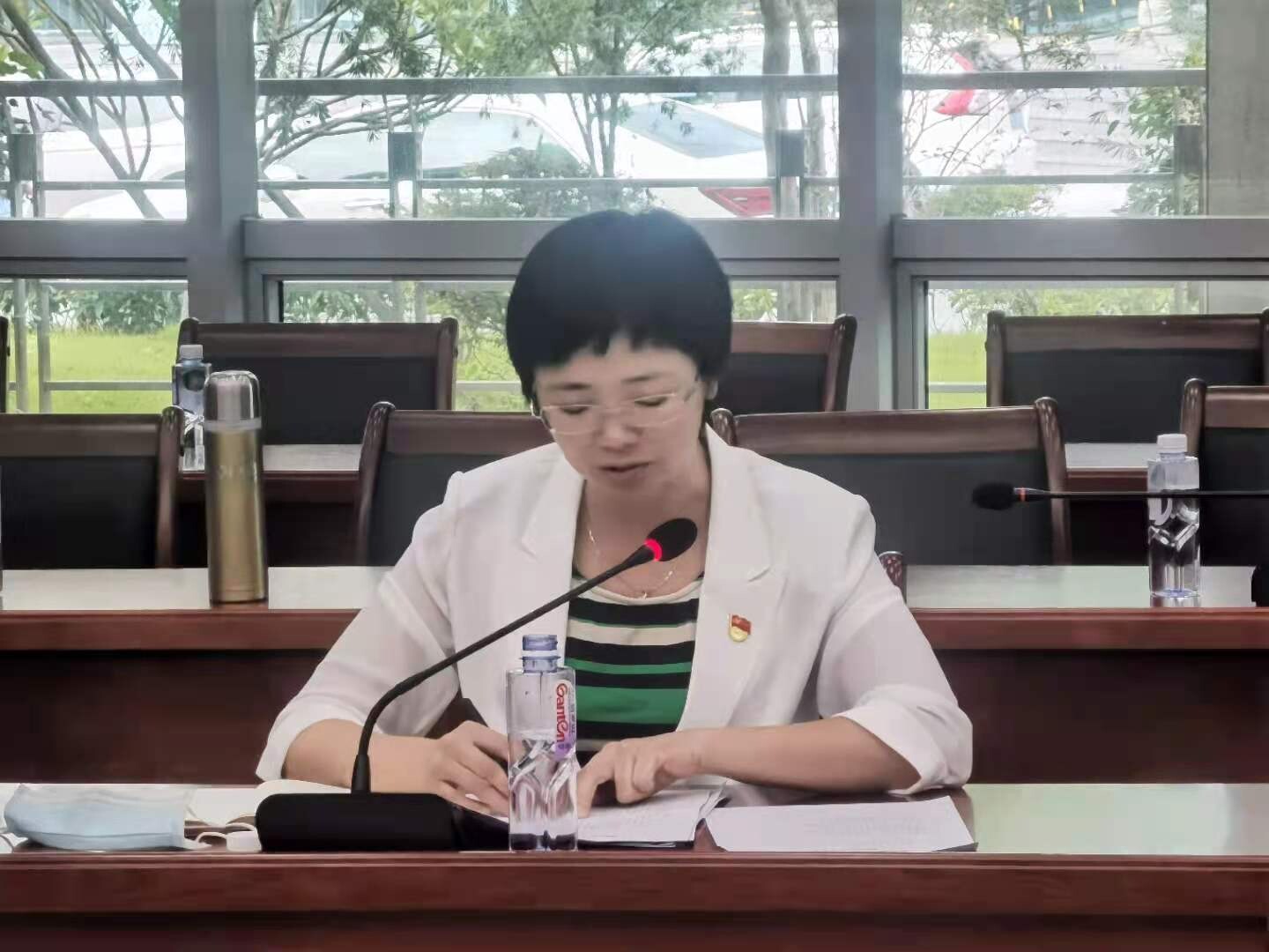 20210806中共博羅文廣旅體局第一黨支部召開黨史學習教育民主生活會_2