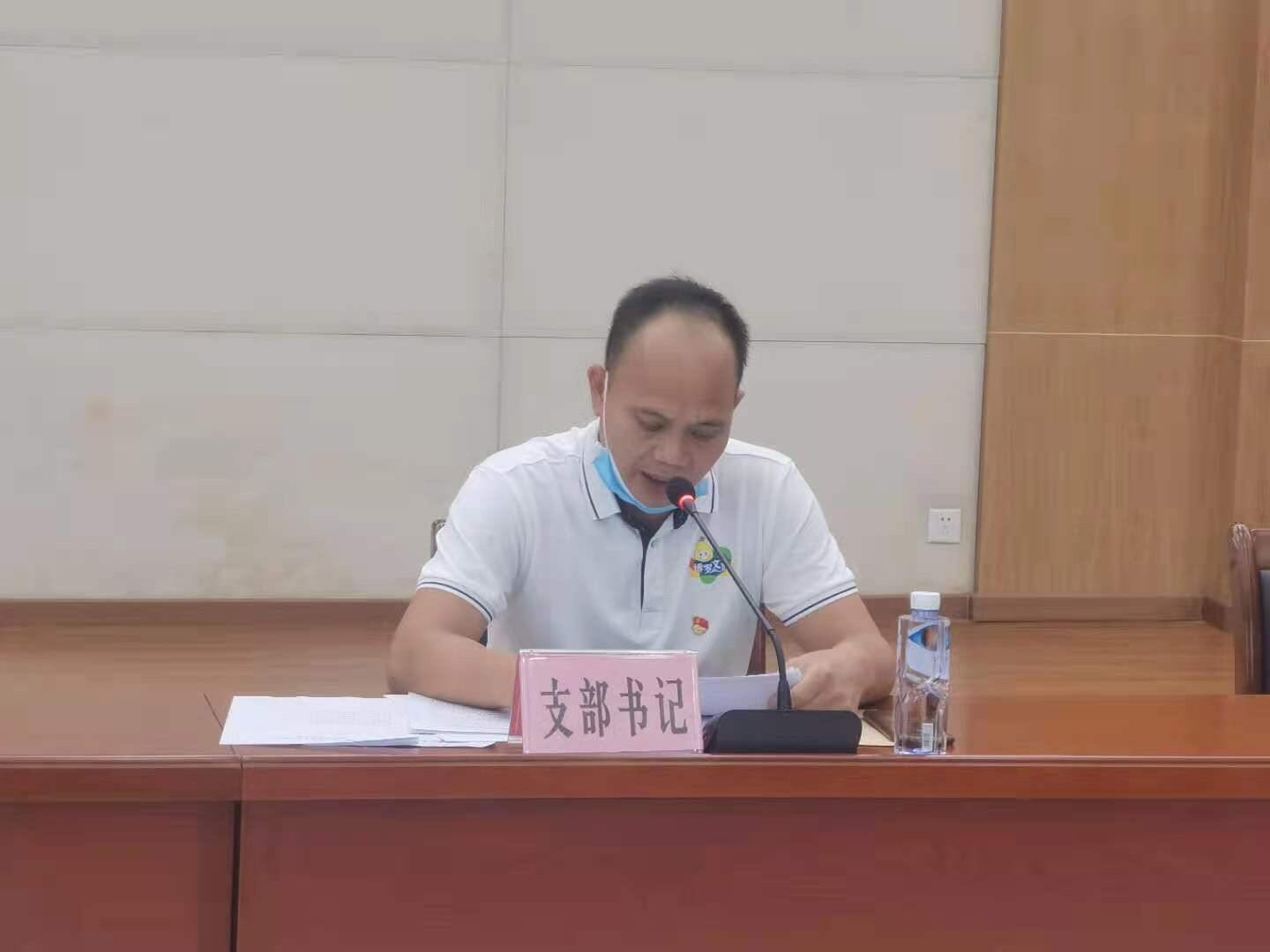 20210806中共博羅文廣旅體局第一黨支部召開黨史學習教育民主生活會_4