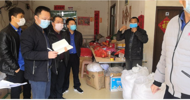 服務隊到鎮三小場所指導復產復工工作